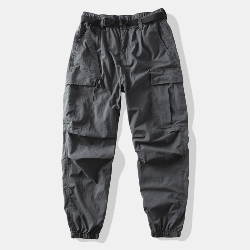 New Spring Summer Japanese-style Workwear Pants For Men