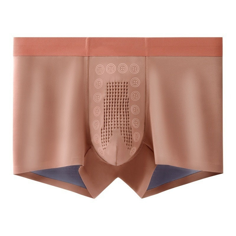 Mens Seamless Antibacterial Modal Boxer Briefs