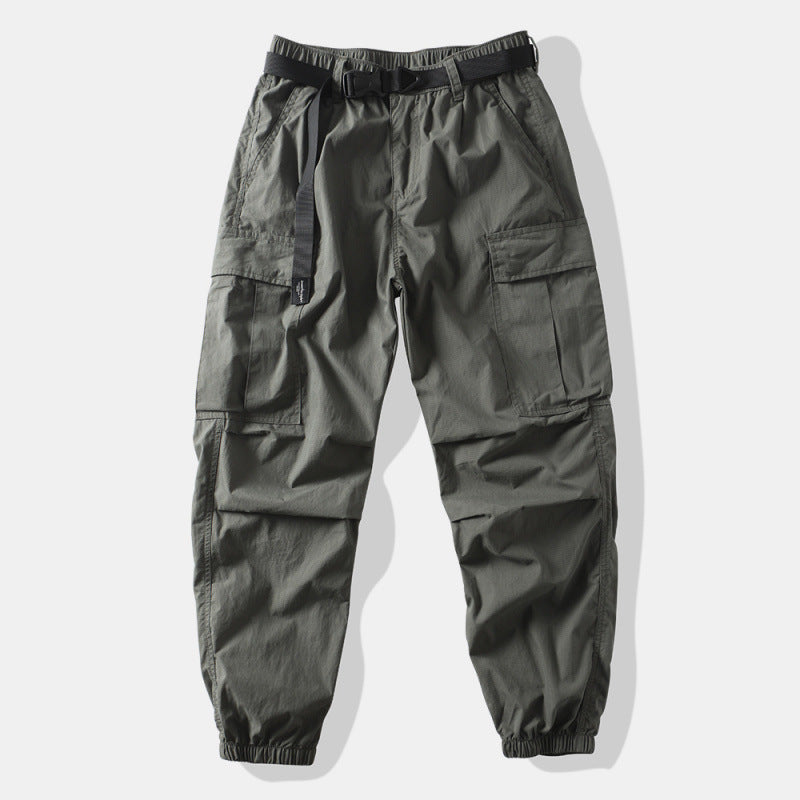 New Spring Summer Japanese-style Workwear Pants For Men