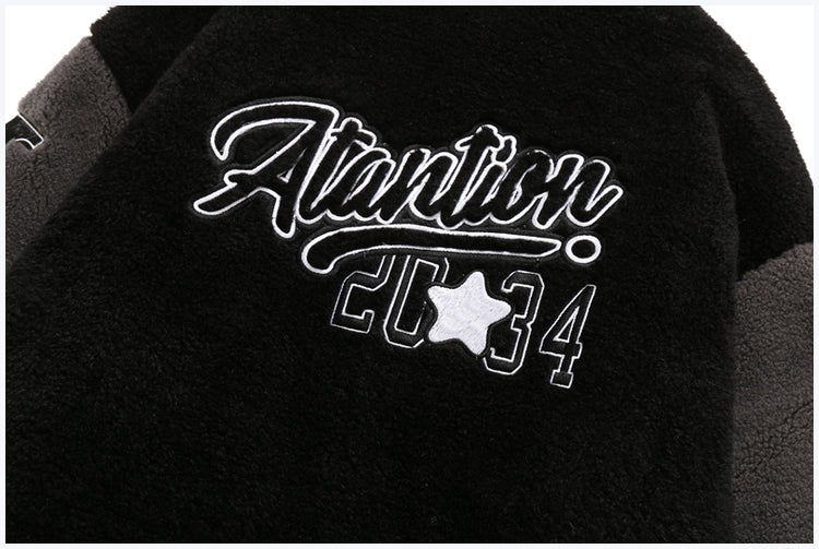 Men's And Women's Loose Embroidered Cotton Coat