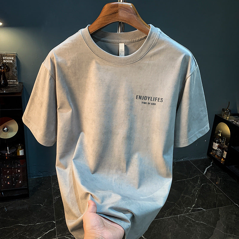 Men's Retro Snowflake Casual Short Sleeve